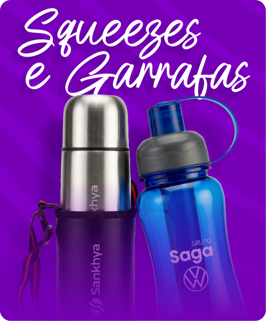 Squeezes e Garrafas